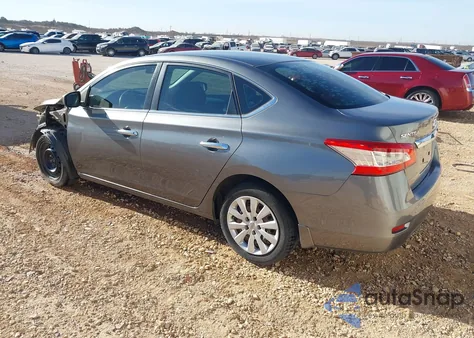 2015 Nissan Sentra S z USA, uszkodzony, nr VIN 3N1AB7AP6FY312862